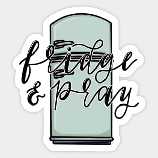 The Great British Baking Show - Fridge and Pray Sticker